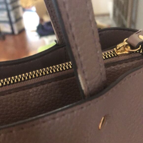 Nanette Lepore Mauve medium tote bag. - Picture 12 of 13